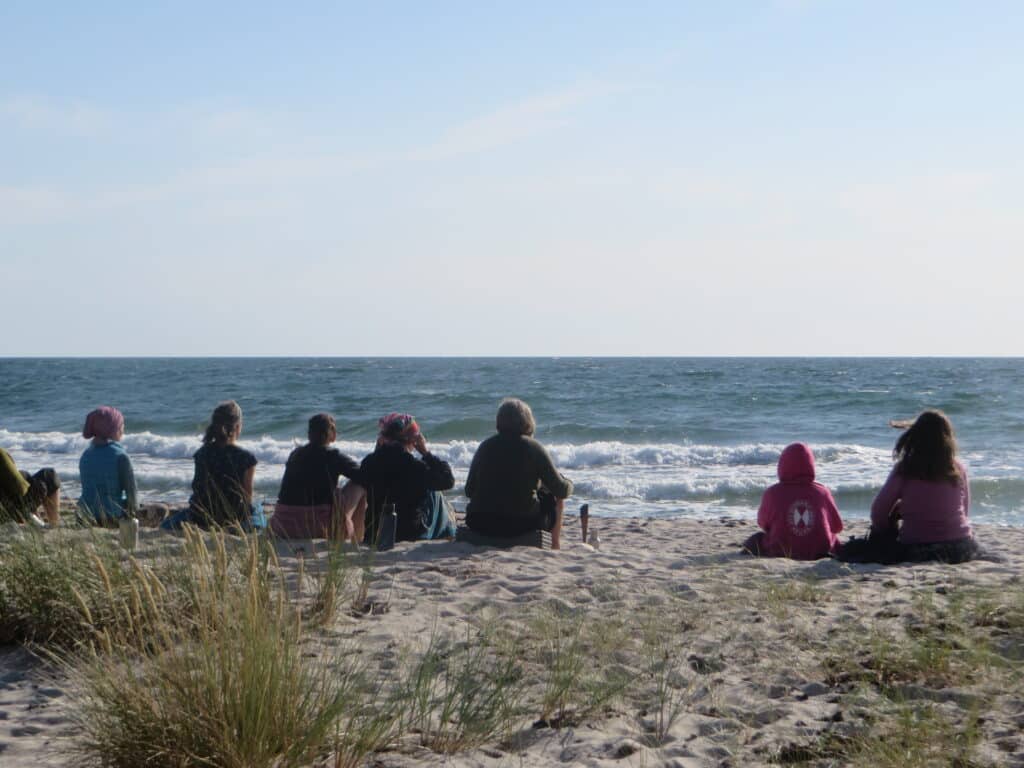 Gruppenfoto Weiterbildung Initiatische Begleitung Lebensschule Ost Potsdam in Bornholm